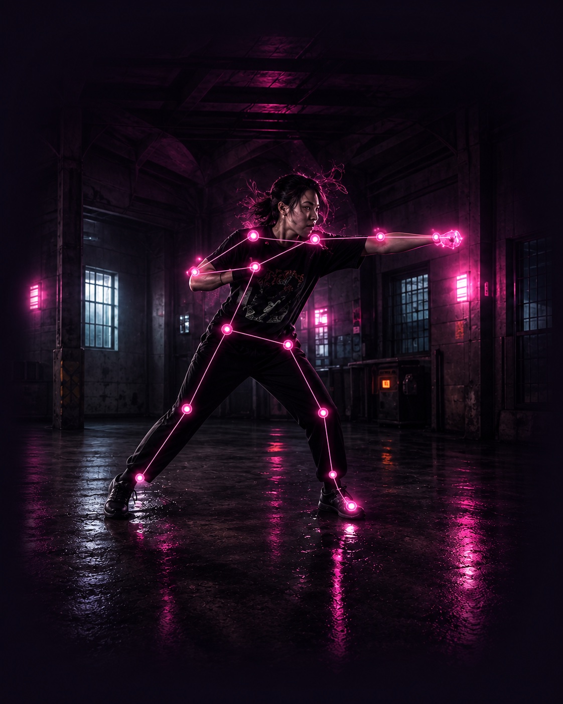 A player using a real movement during an encounter